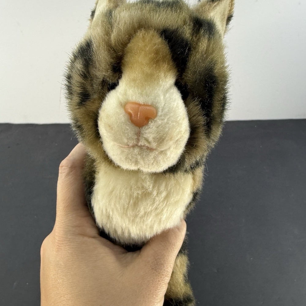 Douglas Plush Cat 10" Brown Black Spotted Tashette Bengal 1862 Cuddle Toy - Picture 2 of 9